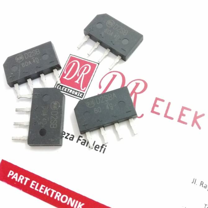 Baru Dioda bridge brit sisir 2a 2 amper ampere 2SB D2SB 60 A 4D dre3 Juara
