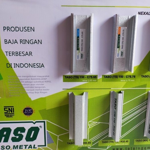 BAJA RINGAN TASO CANAL C 75 .65 PANJANG 6 M