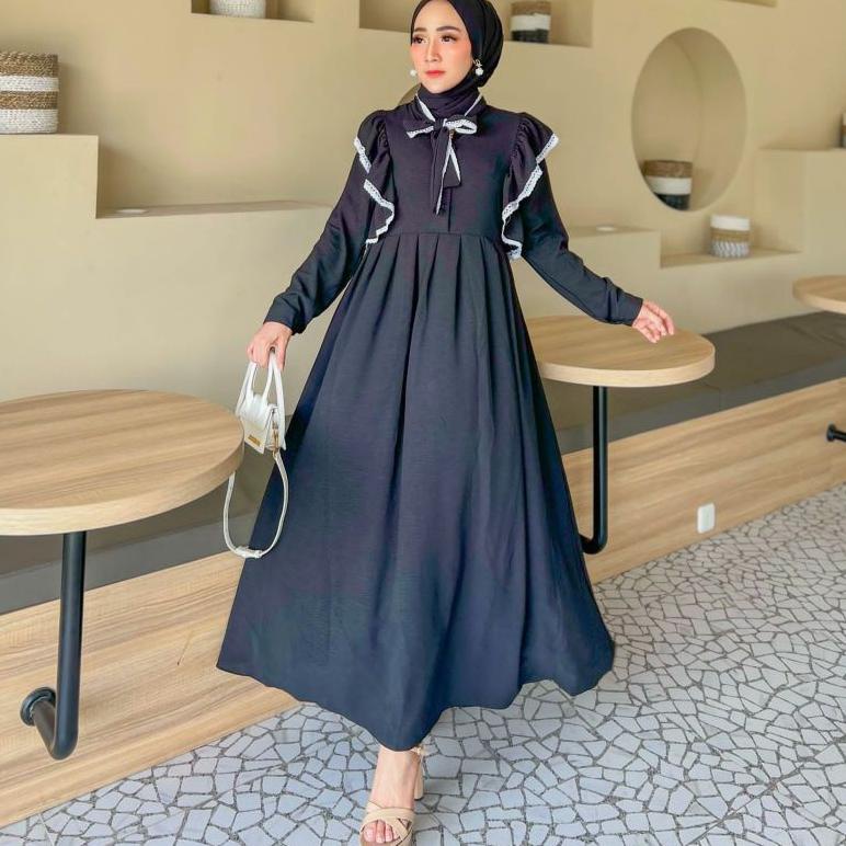 Viral LARISA LARISSA MAURA DRESS CRINGKEL AIRFLOW SOFI ABAYA DRESS MAXY Termurah