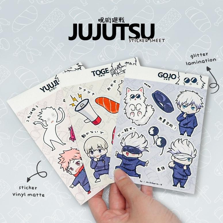 

Murah Jujutsu Kaisen Sticker Sheets By Chibikurin.Id Viral