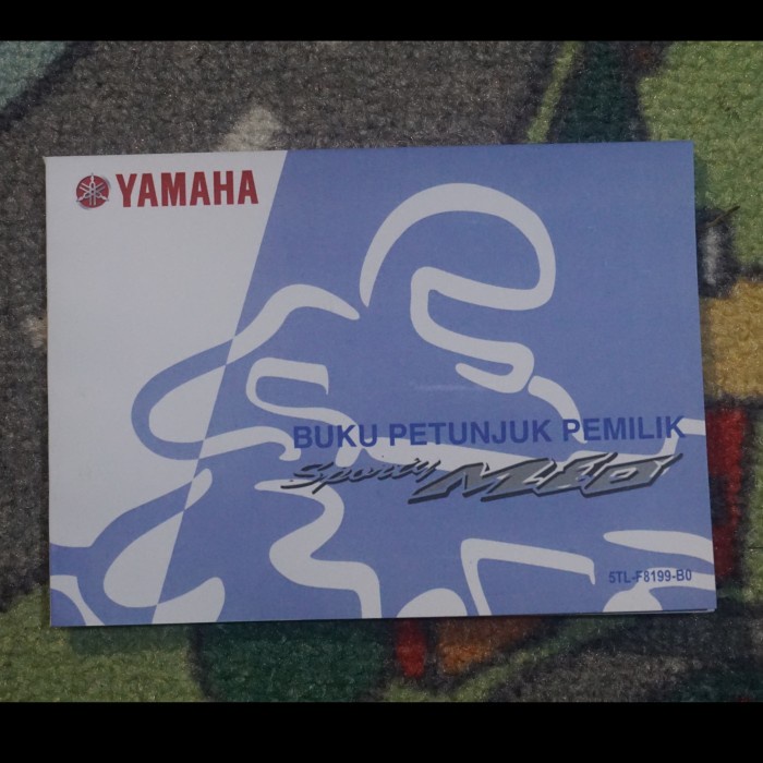 Terbaru Manual Book / Buku Panduan Yamaha Mio Sporty (5Tl) Promo Terlaris