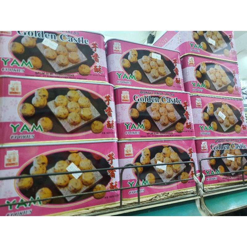 

Golden Castle Yam Cookies Biskuit Talas