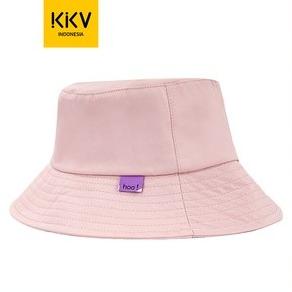Kkv Ohgo Topi Bucket Hat Simple Polos Pria Wanita Korea Style - Pink