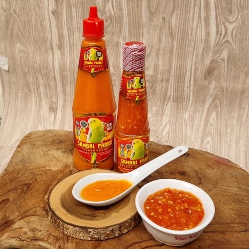 

Dua Pedas Gemas ( Paket Halus 300Ml + Rica 140Ml) Saos Sambel Paket Hemat
