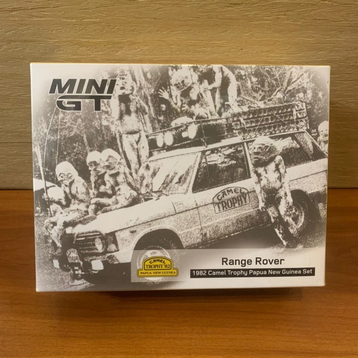 Promo Minigt Range Rover 1982 Camel Trophy Papua New Guinea Set Minigt