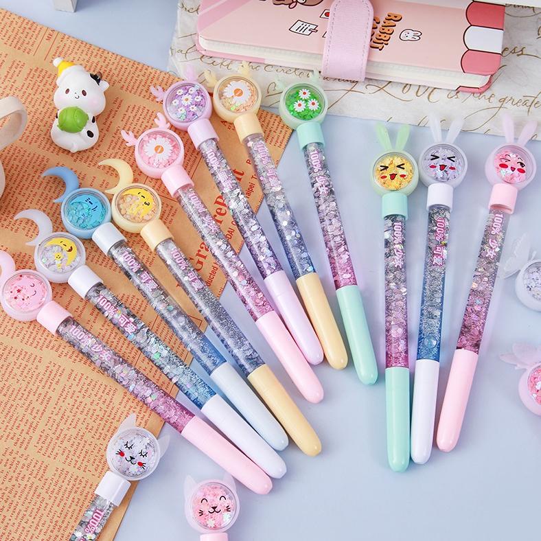 

Pulpen Pen Tanduk Glitter payet Pasir Hisap alat tulis pena