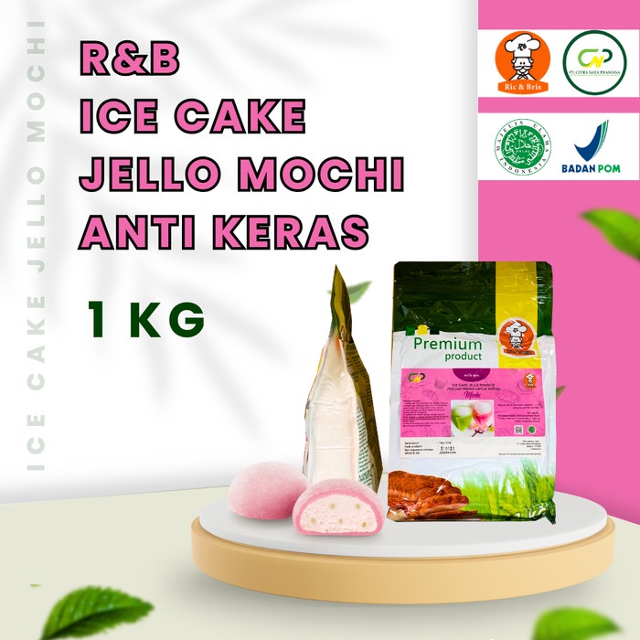 

Harga!! R&B Ice Cake Jello Premix Mochi Anti Keras / Tepung Silky Mochi Mix