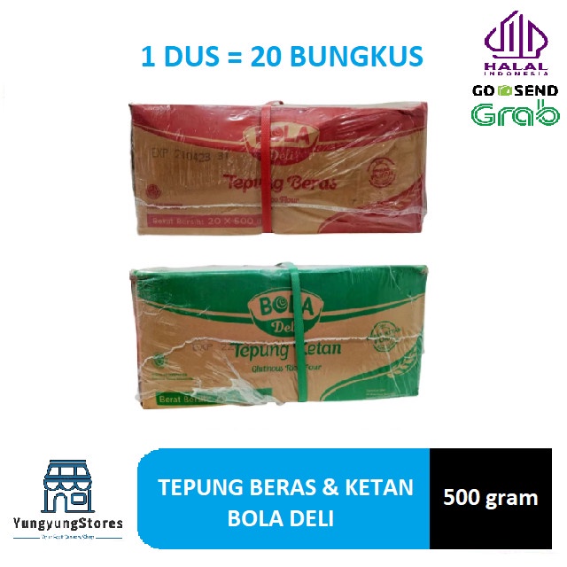 

Harga!! 1 Dus Isi 20 Bungkus Tepung / Ketan 500 gram