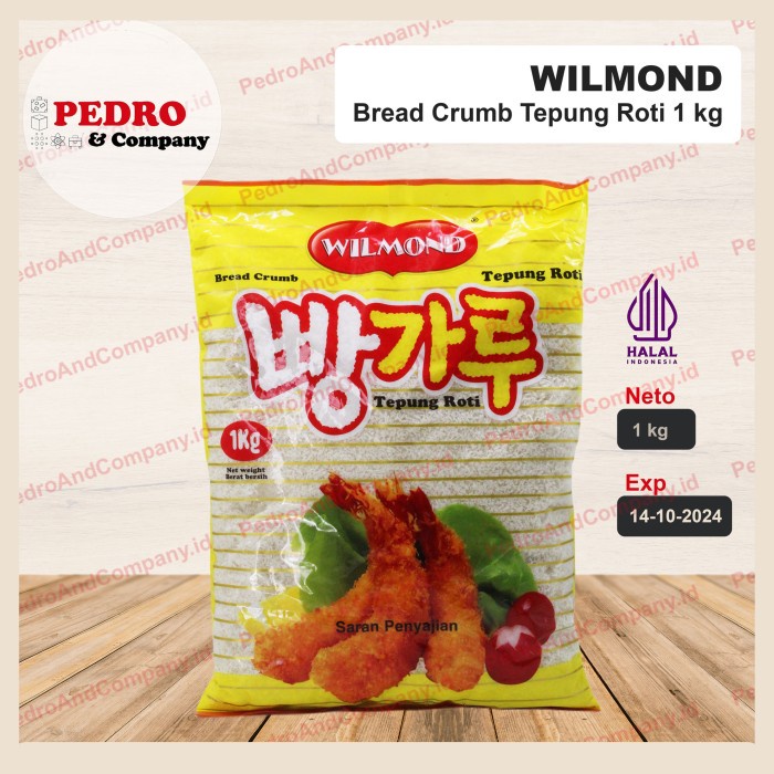 

Promo!! Wilmond tepung roti bread crumb 1 kg - tepung goreng crispy jepang