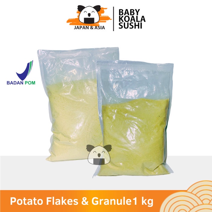 

Baru!! POTATO FLAKE 1 Kg Mashed Potato Flakes Instant/ Kentang Bubuk Instan