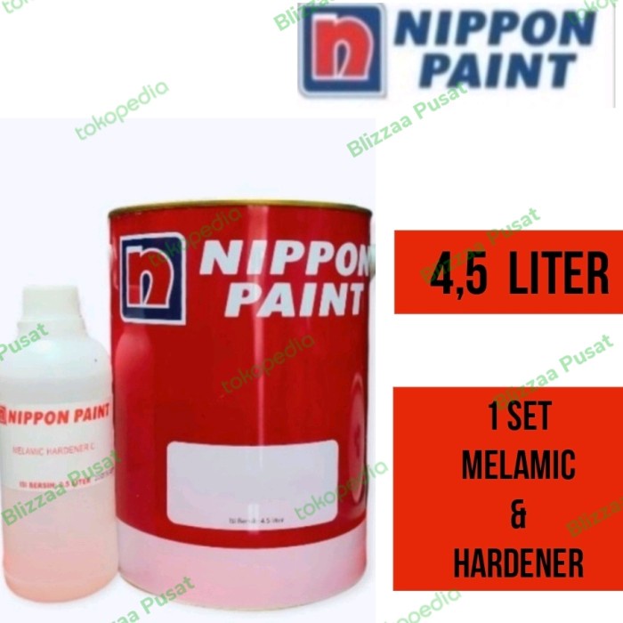 Nippon Paint Melamic 4.5L Set Sanding Sealer/Doff/Gloss Vernis Kayu -Megah CT
