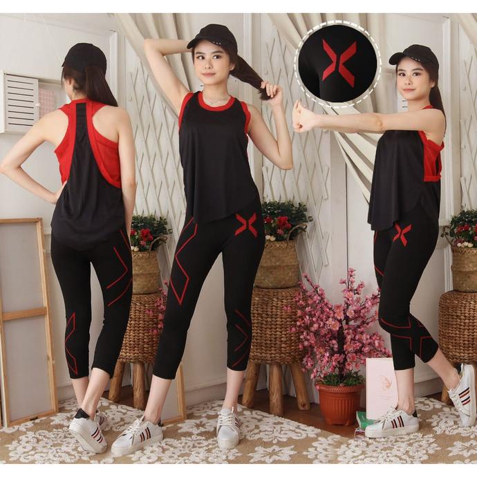 setelan baju senam wanita-setelan bj fitness wanita-setelan baju jala
