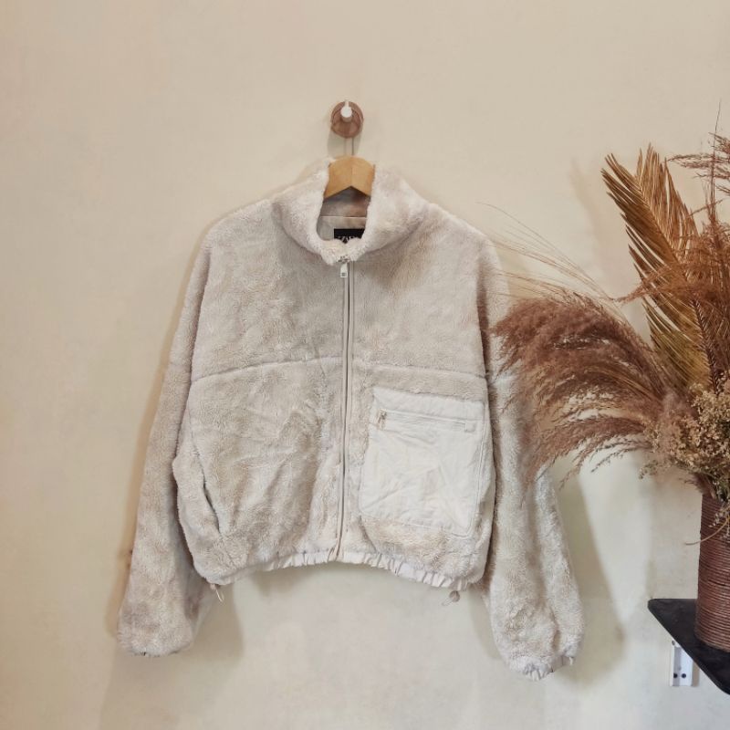 Zara fur bomber preloved