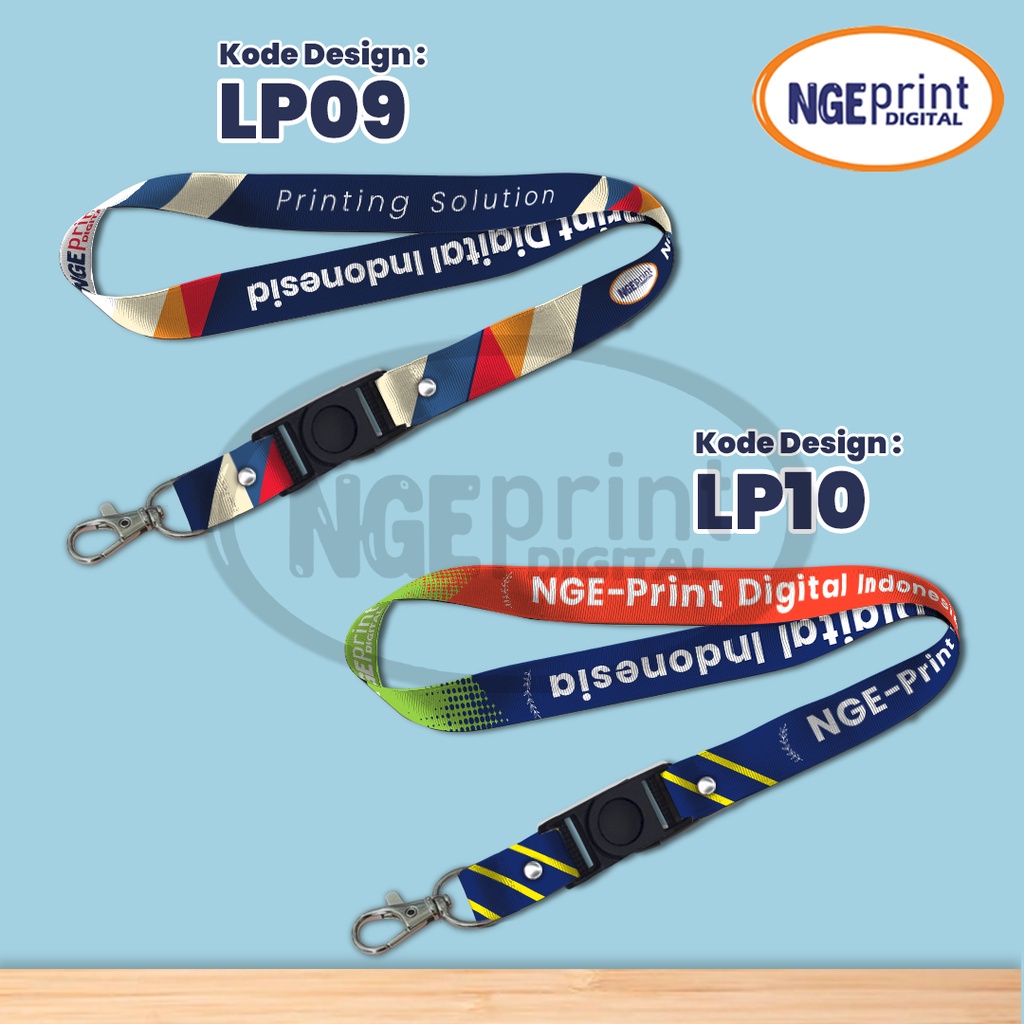 F2Y LANYARD 1.5 CM [BISA SATUAN] / TALI ID CARD 1.5 CM CUSTOM DESIGN / LANYARD CUSTOM / LANYARD PODS