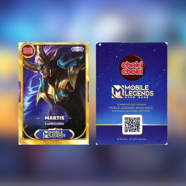 Kartu Mobile Legends Choki Choki Martis Capricorn