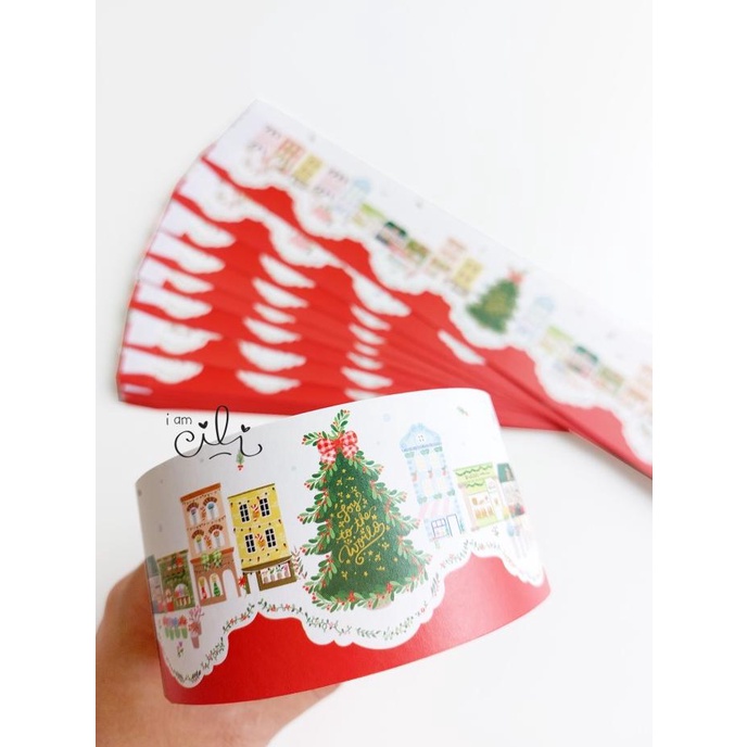 

New (Belt Natal Town ) Label Toples Selongsong Natal Merry Christmas Berkualitas