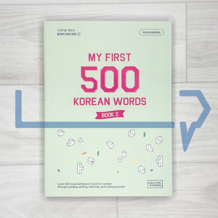 [New Ori] My First 500 Korean Words Book 2 Diskon