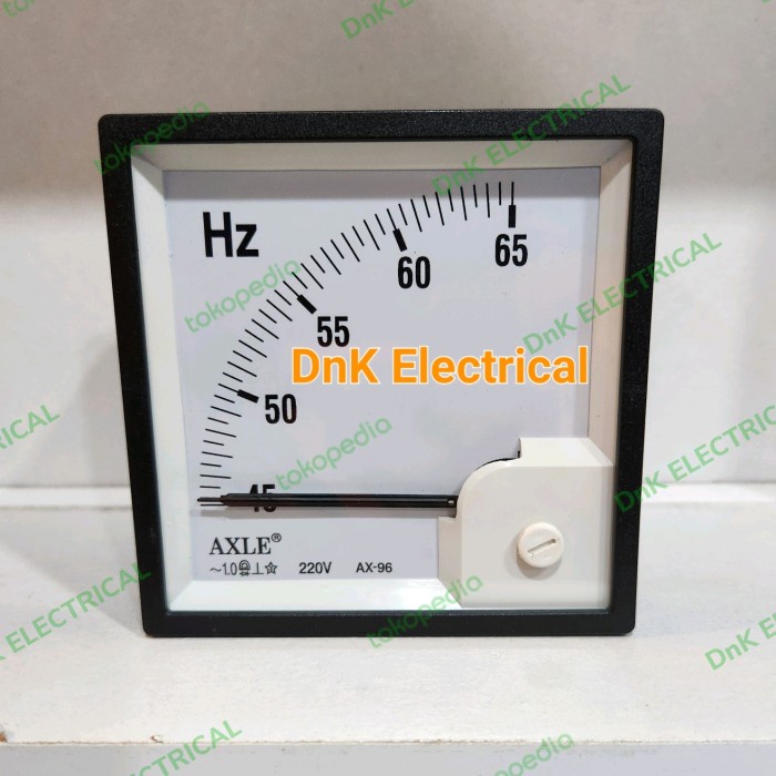 [New] Hz Meter Type Jarum 45-65Hz 220V Merk Axle Terbatas