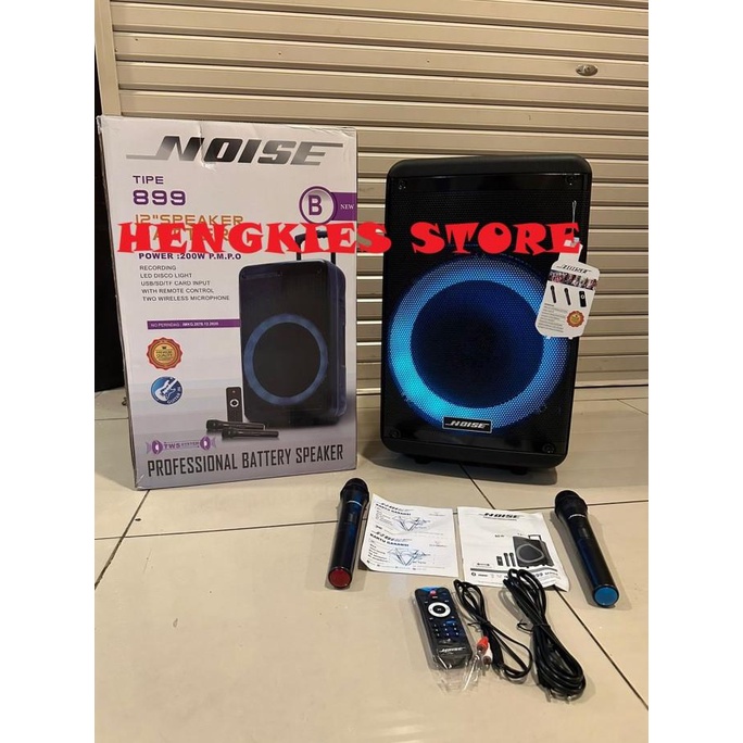 Speaker Portable 12 INCH NOISE 899B NEW 899 B NEW