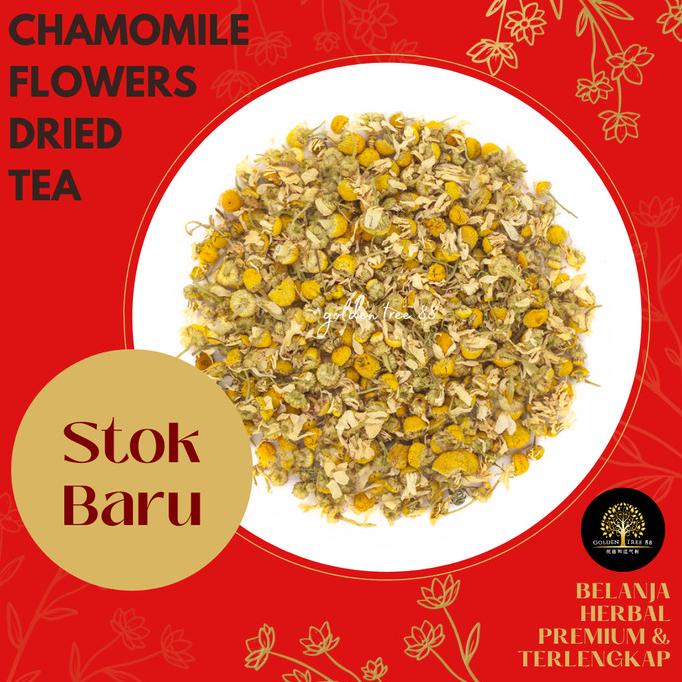 

50g PREMIUM TEH CHAMOMILE KERING DRIED CHAMOMILE FLOWER TEA FRESH lelei