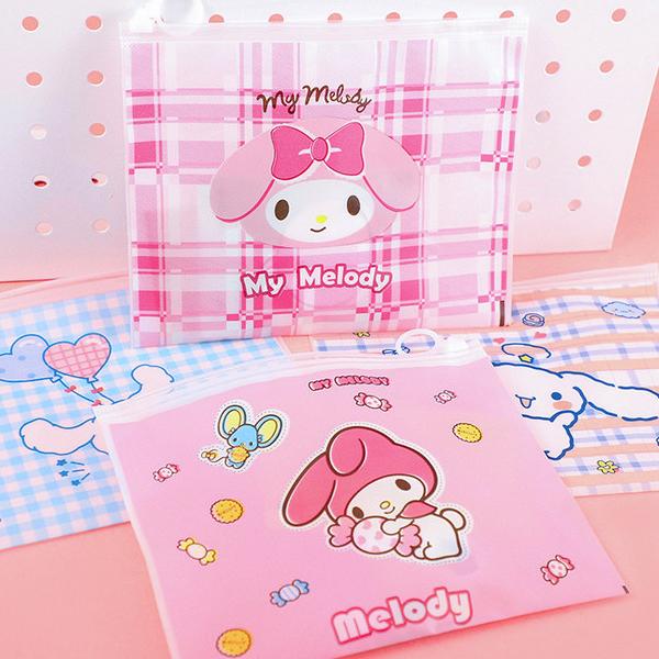 

Tempat Pensil Lucu Sanrio Pouch Zipper Transparant Sanrio My Melody Kode 292
