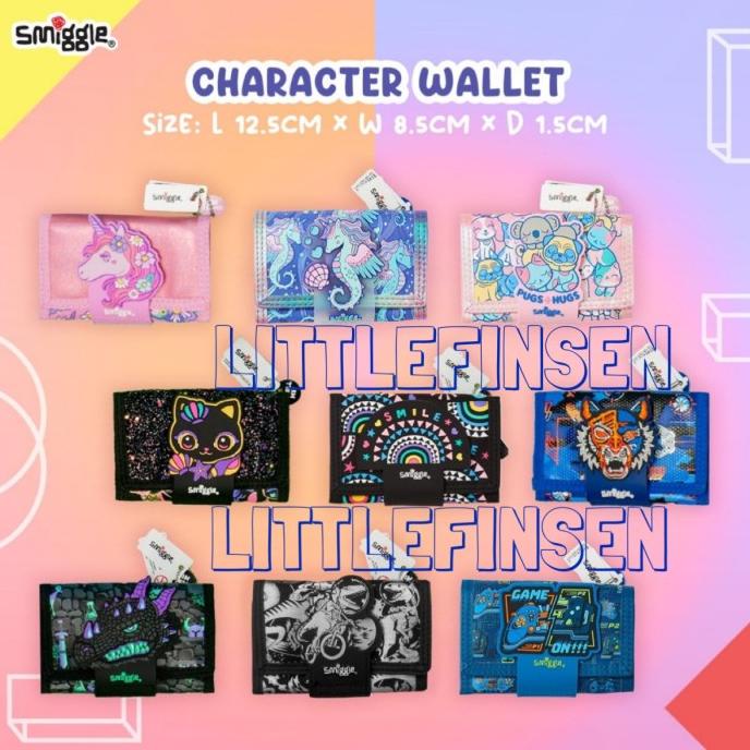 Dompet smiggle/smiggle wallet/smiggle wallet 3d