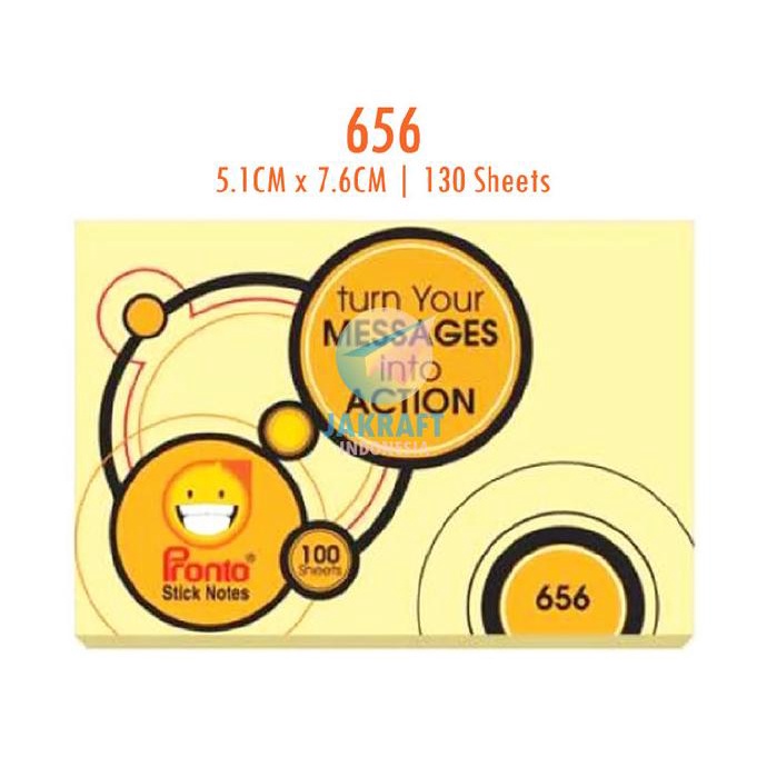 

Sticky Notes Yellow Pronto Sn 656+ | 51 X 76 Mm Memo Tempel Psn57130 Kode 385