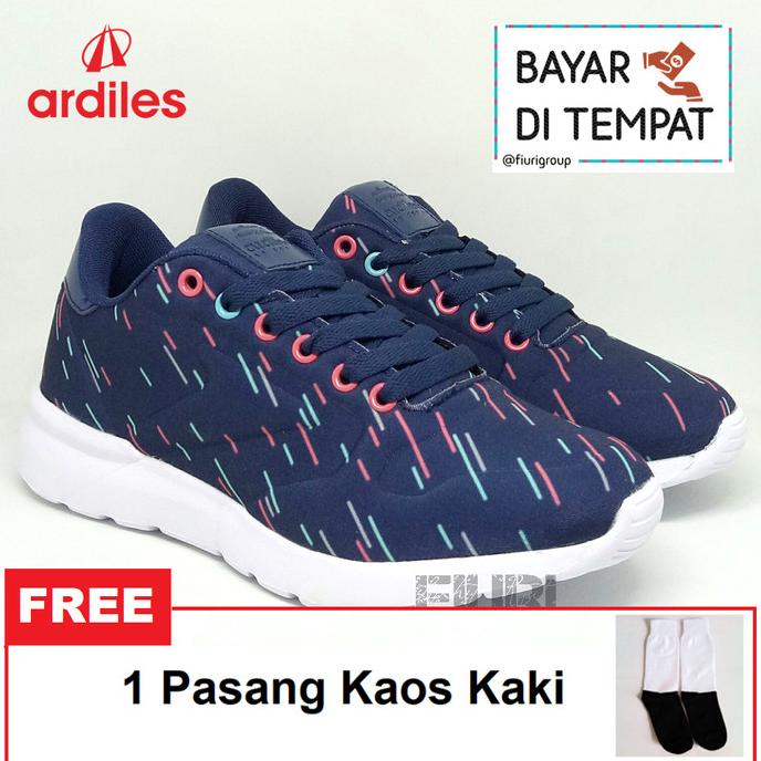 Ardiles Original - Jolene Navy - Sepatu Olahraga Sneakers Kets Wanita