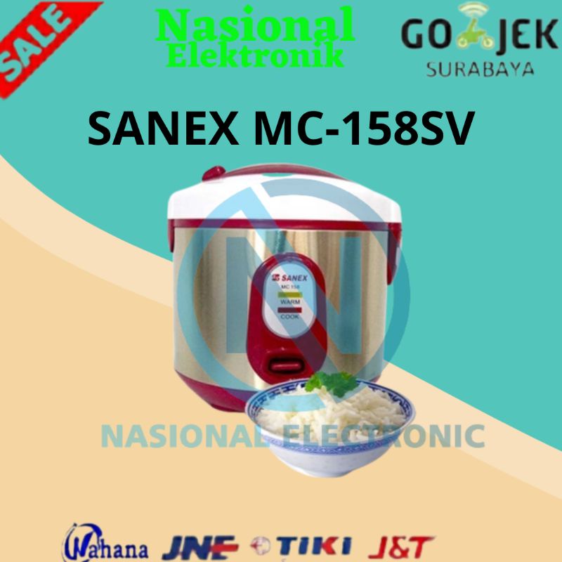 MAGIC COM SANEX MC-158SV/RICE COOKER SANEX/MAGIC COM SANEX/MAGIC COM LISTRIK MC 158/PENANAK NASI