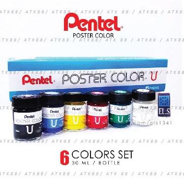 

Kekinian - Pentel Poster Colour 30ml ( Warna Umum) !!