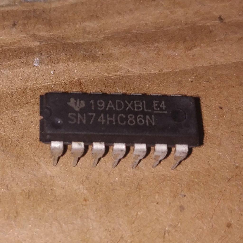 IC 74HC86 CD74HC86 HD74HC86 M74HC86 MC74HC86 MM74HC86 MN74HC86 SN74HC86 TC74HC86 SERI 7400 TTL SN74H