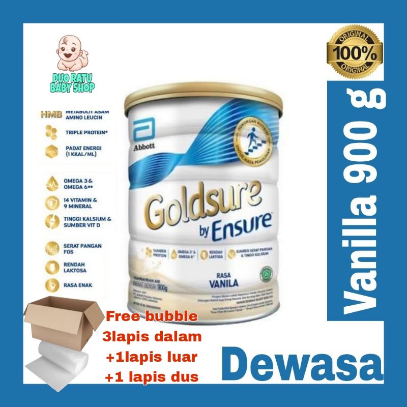 

Susu Goldsure By Ensure/Ensure Susu Dewasa Dan Manula 400 G Dan 900 G Free Bubble Dan Dus