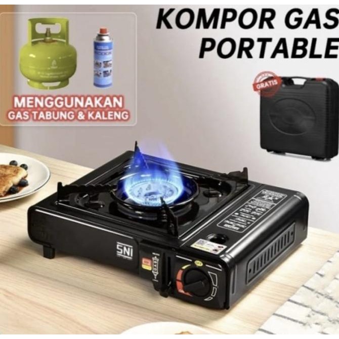 Portable Gas - Kompor Gas Portable 2 In 1 Kompor Camping Terbaik