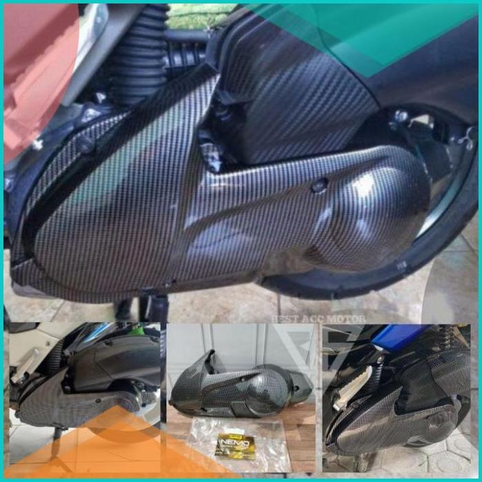 COVER TUTUP CVT NMAX OLD 2015 2016 2017 2018 2019 CARBON NEMO 16novz3