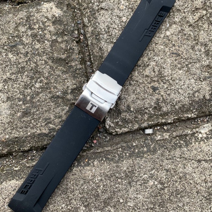 Strap Tali Jam Tangan Tissot Trace T-Race Hitam