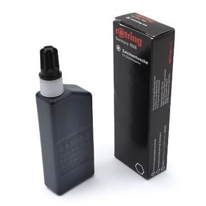 

New Rotring Tinta Botol Warna Hitam, 23Ml Harga Khusus