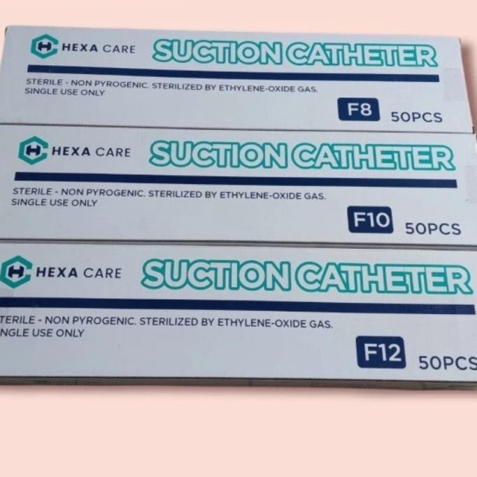 Terlaris selang suction catheter hexacare no.6 8 10 12 14-per box(50pcs) SALE