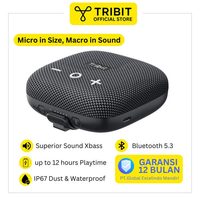 Tribit StormBox Micro 2 Bluetooth 5.3 USB-C Portable Speaker