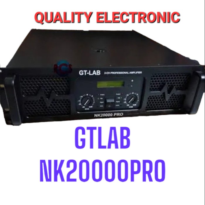 Power Amplifier GT Lab RDW NK 20000 PRO/NK20000 PRO - 2 channel