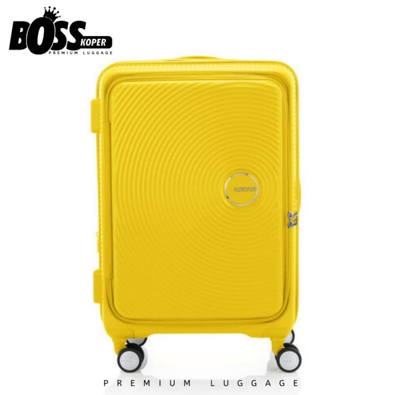Koper 24 Inch Medium Size AMERICAN TOURISTER Hardcase Buka Depan By Samsonite Original