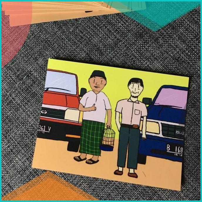 

Sticker Artbox Kijang Wak Haji Syamsudin & Panther Ko Aliong 16novz3 s