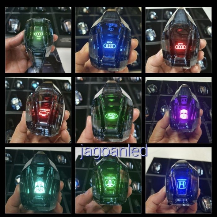 Knop Tuas Perseneling Mobil Manual Matic Shift Persneling Kristal Led Star