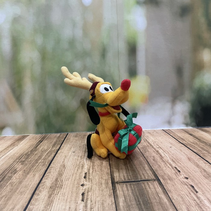 TERLARIS boneka pluto disney/pluto boneka natal/pluto plush/pluto christmas