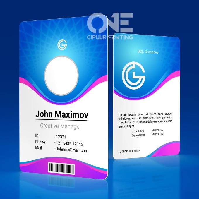 

ID card / Lanyard / Custom / 2 Sisi / Tanpa PO