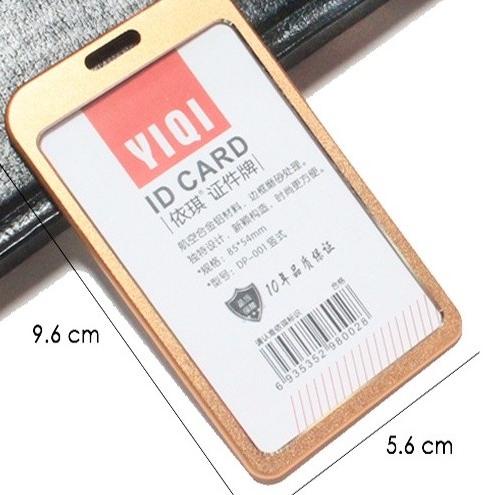

Tempat Id Card Holder Alloy Alumunium Frame Id Name Tag Aloy Holder