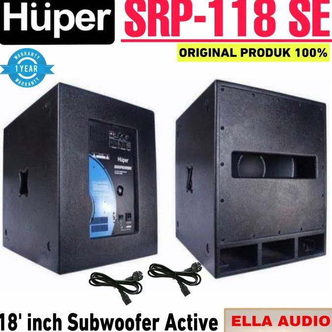 Huper SRP 118SE Active Subwoofer 18"Inch Original
