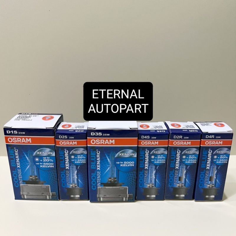 BOHLAMP LAMPU OSRAM COOLBLUE D1S D2S D3S D4S D2R D4R LAMPU UTAMA OSRAM