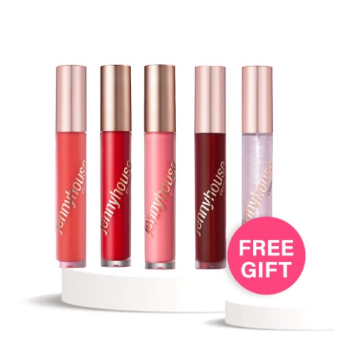 [PREMIUM] BEST PRODUCT Jenny House - World Volume Coating Tint 4.5 Ml - 5 Colors Lip Tint Tahan 24