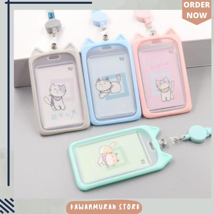 

Name Tag Karakter Lucu / Gantungan Tali Kartu / Lanyard Card Holder