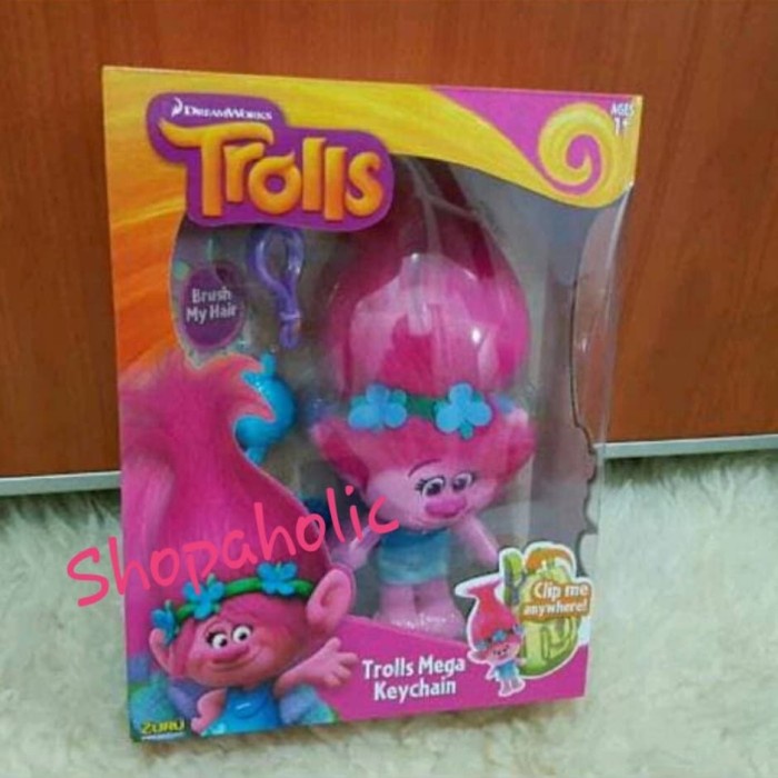 Trolls Poppy Mega Keychain gantungan kunci neka